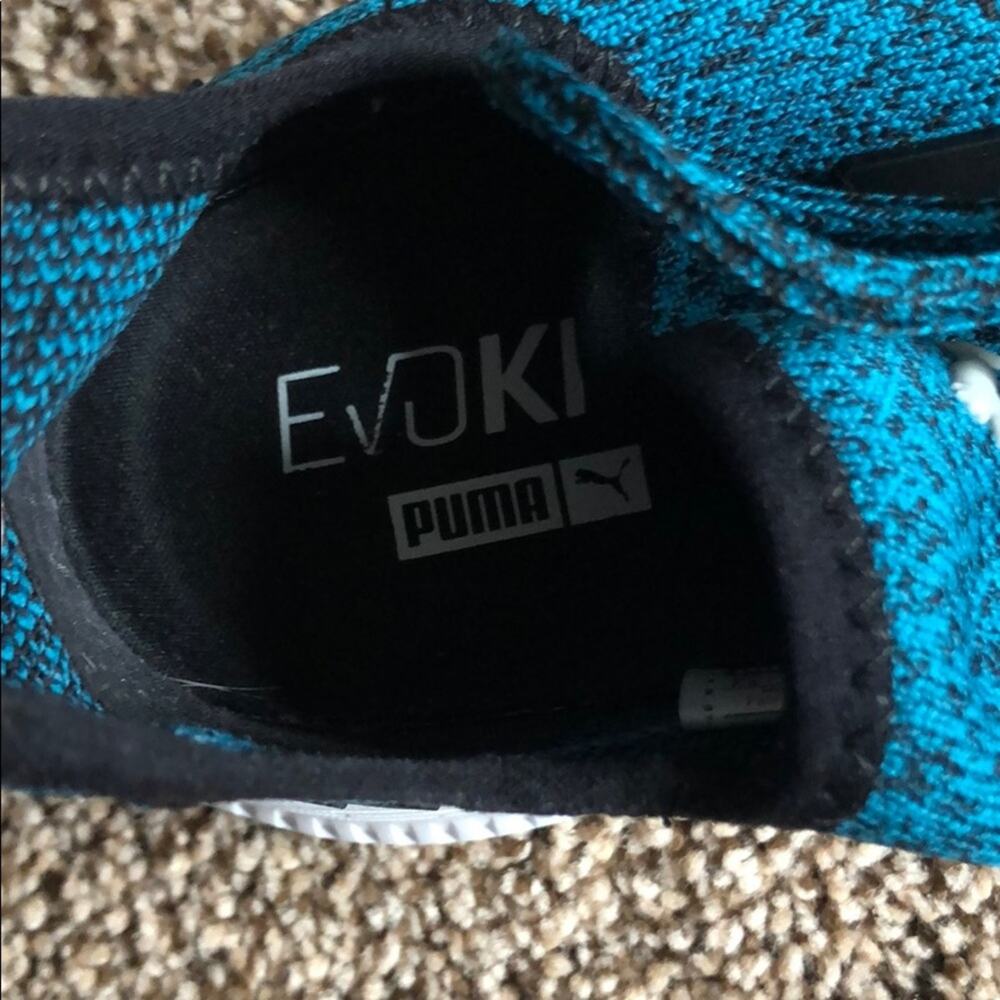 Unisex Puma Ignite Evoknit Sneaker - Teal - Picture 5 of 7